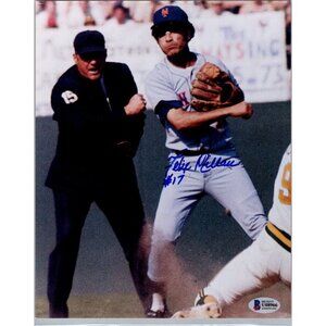 Felix Millan Autographed Signed 8x10 New York Mets Beckett COA #U08966